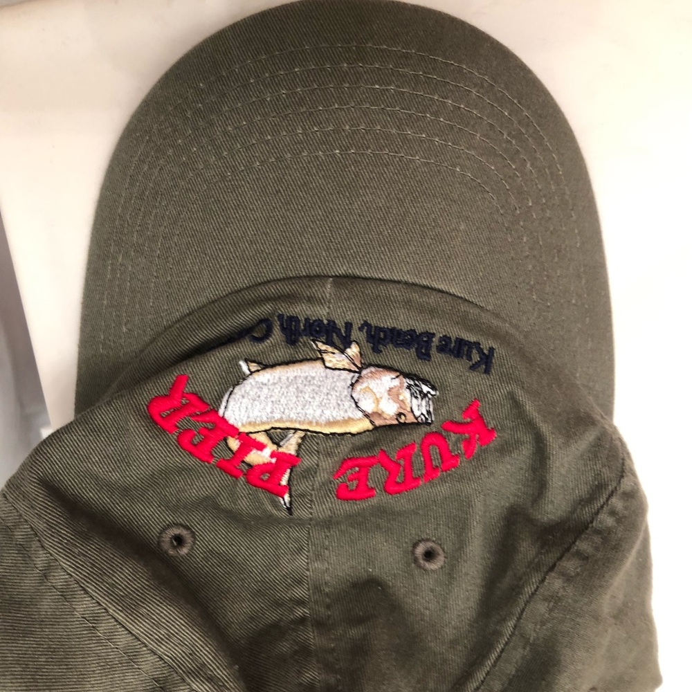 forest green fishing hat (Kure beach, NC)